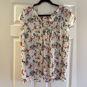 Tulla Pintuck Detail Blouse